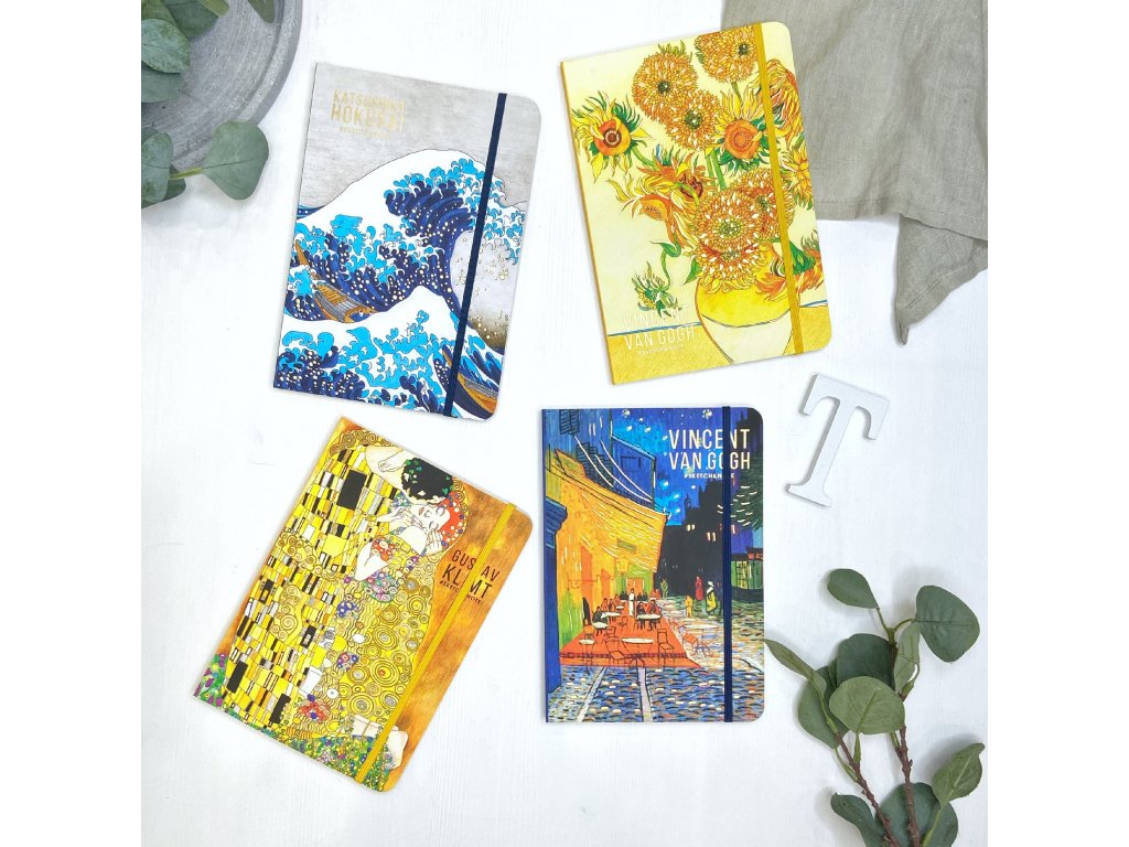 Bullet Journal Caderno  A Dama Dourada de Gustav Klimt