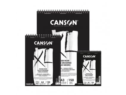 bloc xl dessin noir canson con espiral