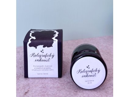 Kaligrafický inkoust – černý