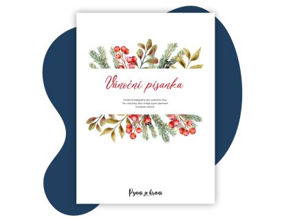 image obalky vanocni pisanka