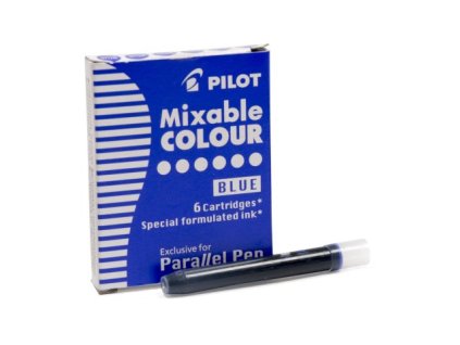 1 480 480 r pilot parallel pen tintenpatrone mixable colour 6 stuck blau ic p3 s6 003
