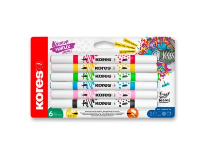 kores kreative marker barevna sada1