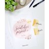 Nová Svatební krasopísanka pro brushpen i pero  Brush pen k písance ZDARMA