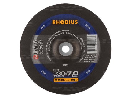 RHODIUS brusný kotouč RS2 230x7,0x22 PROline na ocel 200274