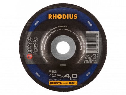 RHODIUS brusný kotouč RS2 125x4,0x22 PROline na ocel 200208