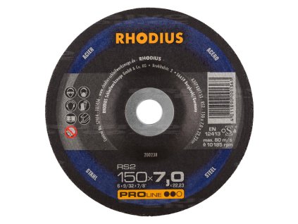 RHODIUS brusný kotouč RS2 150x7,0x22 PROline na ocel 200238