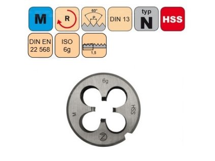 Nástroje CZ NCZ závitové oko HSS 6g CZO-240 CZO-240-680