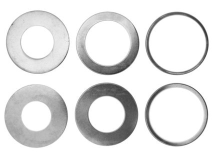 Redukční kroužky k pilovým kotoučům 35x1,4mm - 6 ks 060014