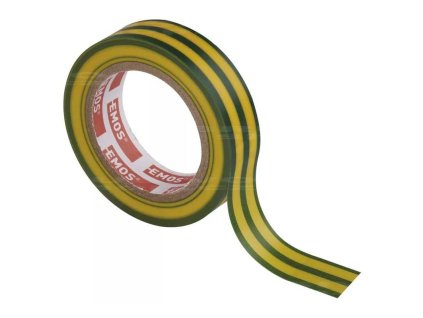 EMOS izolační páska PVC 15mm/10m zelenožlutá 2001151050