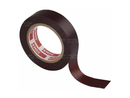EMOS izolační páska PVC 15mm/10m hnědá 2001151070