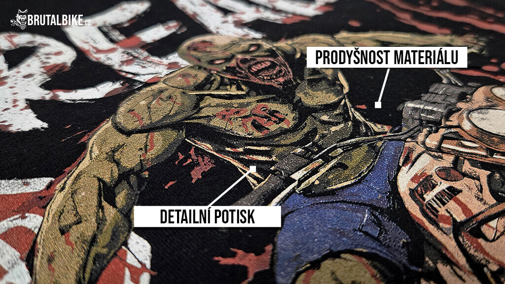 Detail pánské triko Already Dead