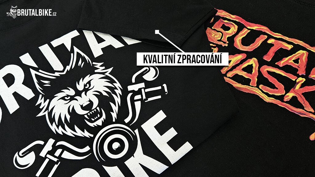 Detail pánské triko BrutalBike