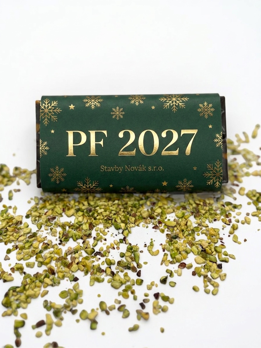 Ukázka plněné tabule s vánočním přebalem PF 2027