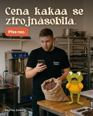 Otevřeš čokoládovnu a za měsíc zjistíš, že není surovina. 🙃 Přežili jsme. A vzal jsem si z toho lekci, kterou mi žádná...