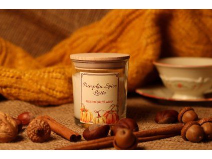 Sójová svíčka Pumpkin Spice Latte 180 ml  Ručně vyráběná