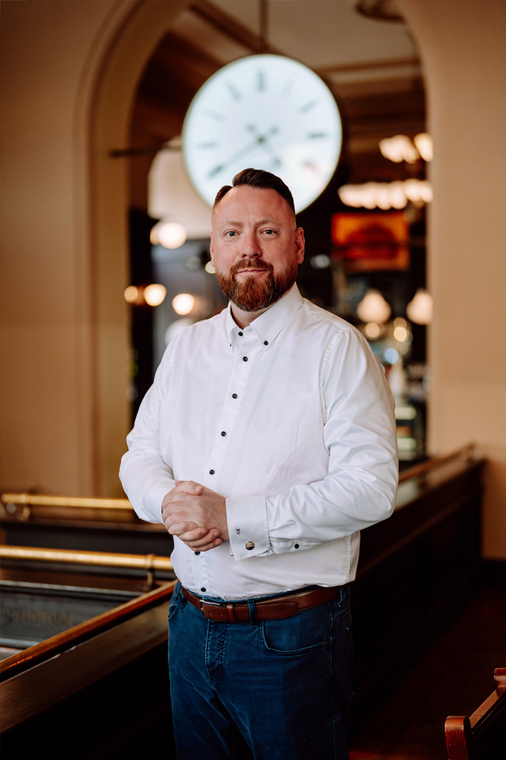 Robert Vaverka, generální manažer a spolumajitel restaurace