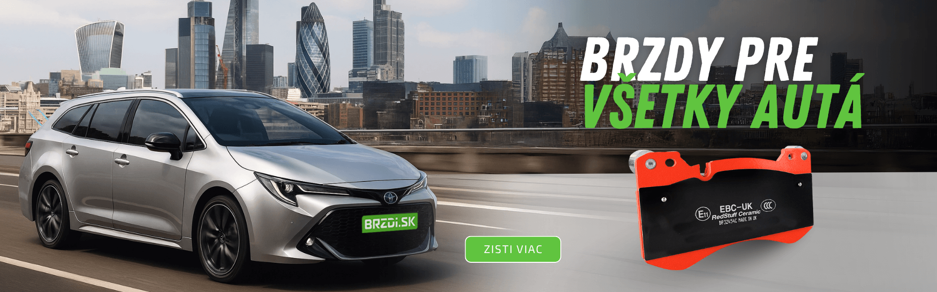 Brzdy pre všekty autá