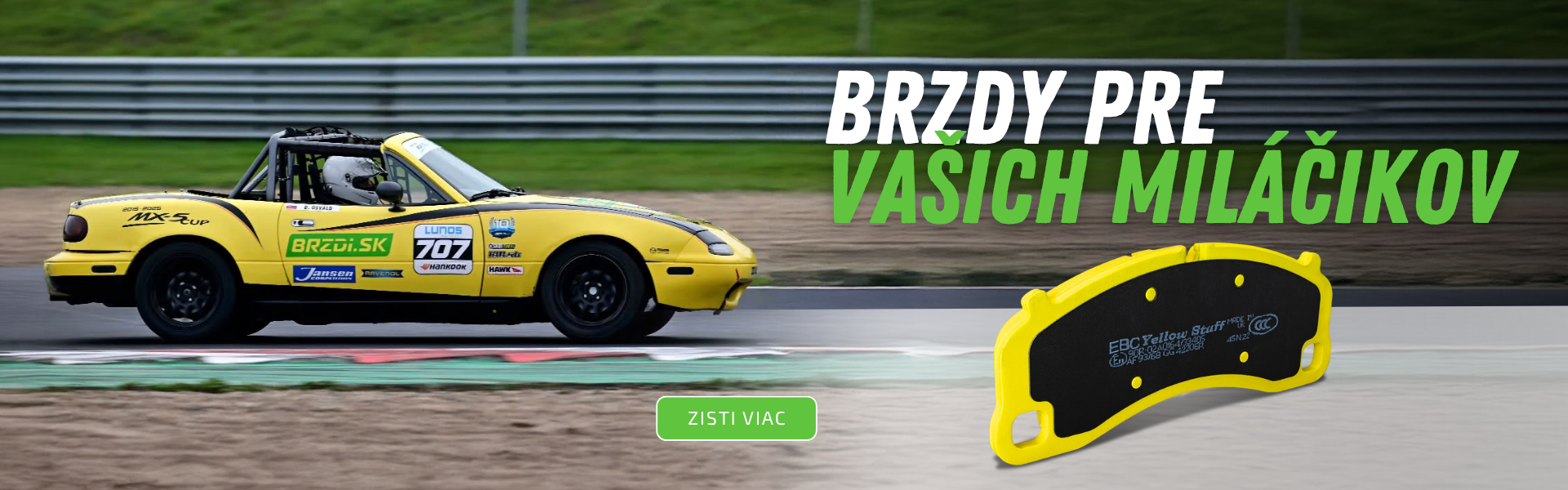 Brzdy pre milačikov