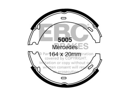 Zadné brzdové čeľuste (5005)