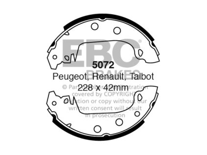 Zadné brzdové čeľuste (5072)