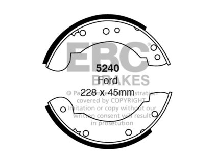 Zadné brzdové čeľuste (5240)