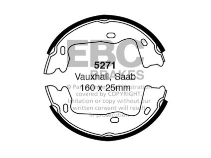 Zadné brzdové čeľuste (5271)