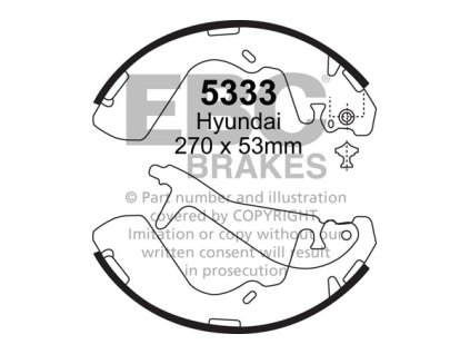 Zadné brzdové čeľuste (5333)