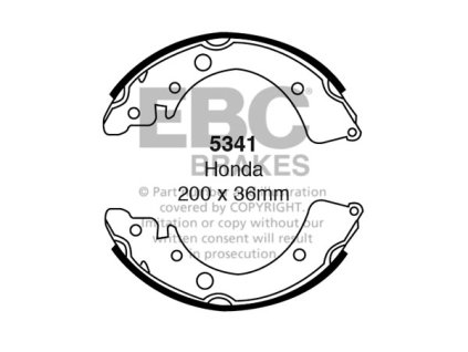 Zadné brzdové čeľuste (5341)