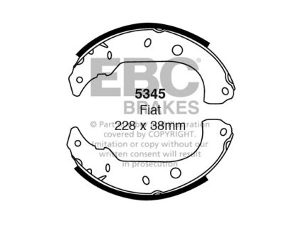 Zadné brzdové čeľuste (5345)