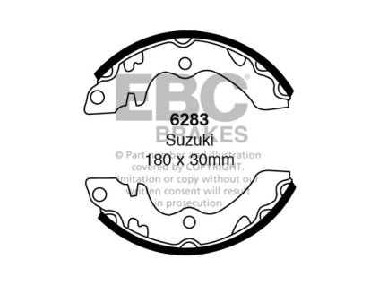 Zadné brzdové čeľuste (6283)