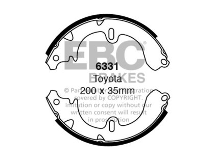 Zadné brzdové čeľuste (6331)