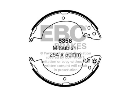 Zadné brzdové čeľuste (6356)