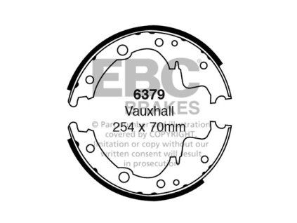 Zadné brzdové čeľuste (6379)