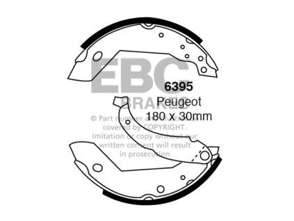 Zadné brzdové čeľuste (6395)