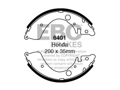 Zadné brzdové čeľuste (6401)