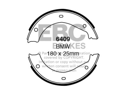 Zadné brzdové čeľuste (6409)