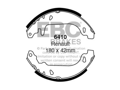 Zadné brzdové čeľuste (6410)