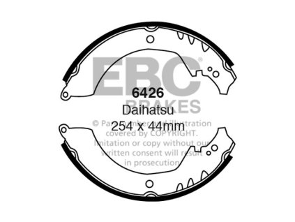 Zadné brzdové čeľuste (6426)