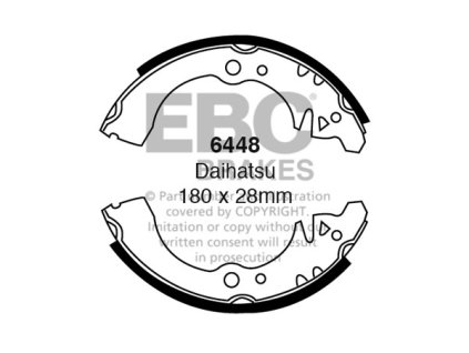 Zadné brzdové čeľuste (6448)