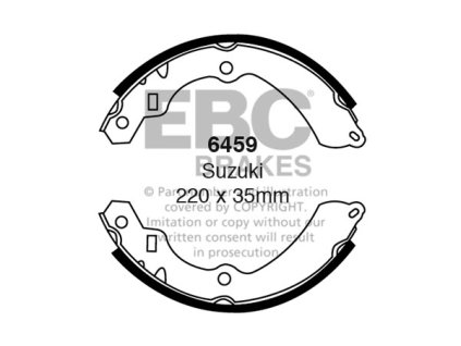 Zadné brzdové čeľuste (6459)