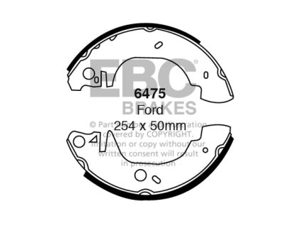 Zadné brzdové čeľuste (6475)