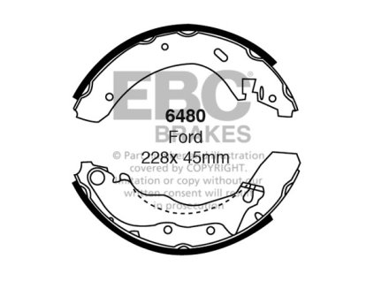 Zadné brzdové čeľuste (6480)