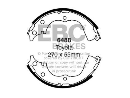 Zadné brzdové čeľuste (6488)