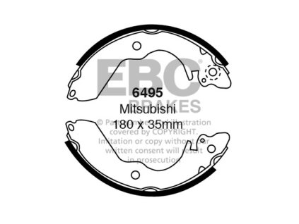 Zadné brzdové čeľuste (6495)