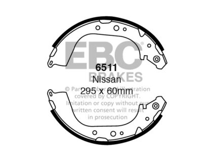 Zadné brzdové čeľuste (6511)