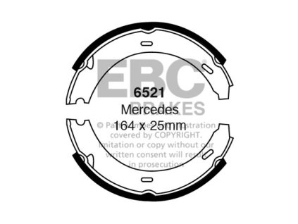 Zadné brzdové čeľuste (6521)