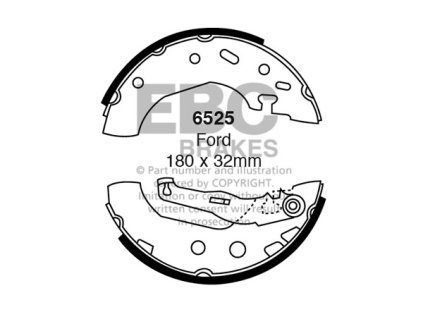 Zadné brzdové čeľuste (6525)