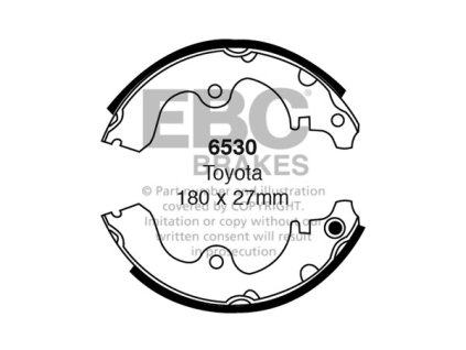 Zadné brzdové čeľuste (6530)