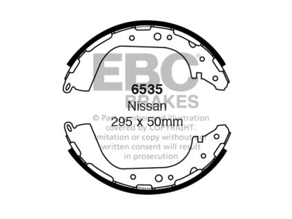 Zadné brzdové čeľuste (6535)