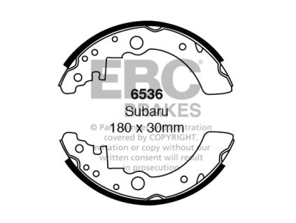 Zadné brzdové čeľuste (6536)